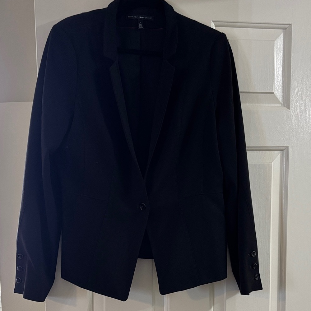 White House Black Market Elegant Black Blazer